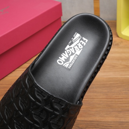 Replica Salvatore Ferragamo Slippers For Men #1098036 $68.00 USD for Wholesale