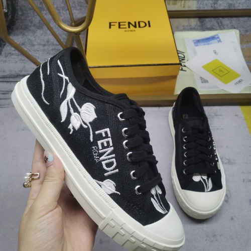 Replica Fendi Casual Shoes For Women #1098048 $88.00 USD for Wholesale