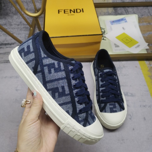 Replica Fendi Casual Shoes For Women #1098052 $88.00 USD for Wholesale