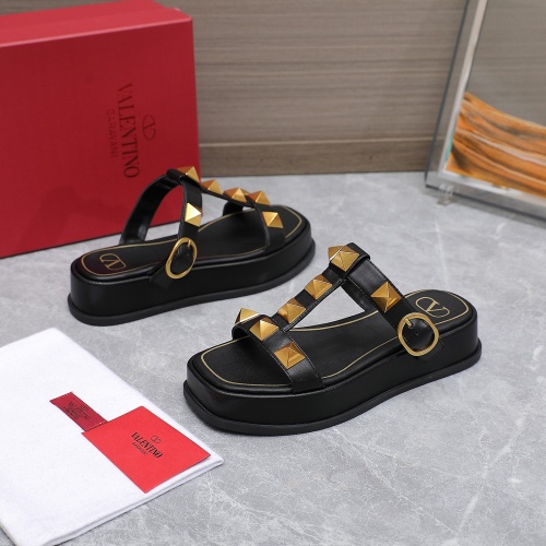 Replica Valentino Slippers For Women #1098132 $112.00 USD for Wholesale