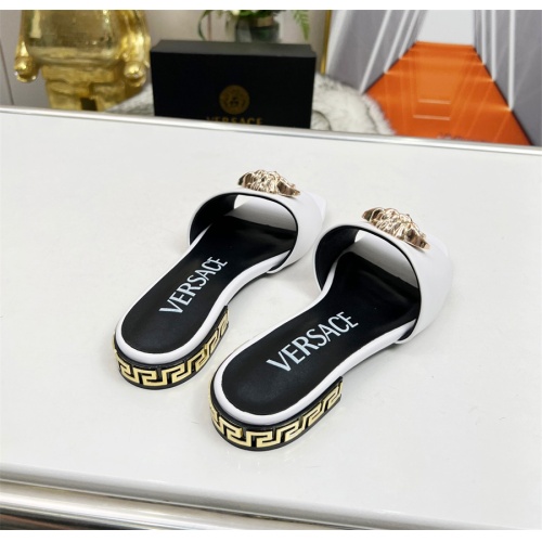 Replica Versace Slippers For Women #1098145 $82.00 USD for Wholesale