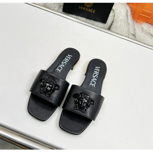 Replica Versace Slippers For Women #1098146 $82.00 USD for Wholesale