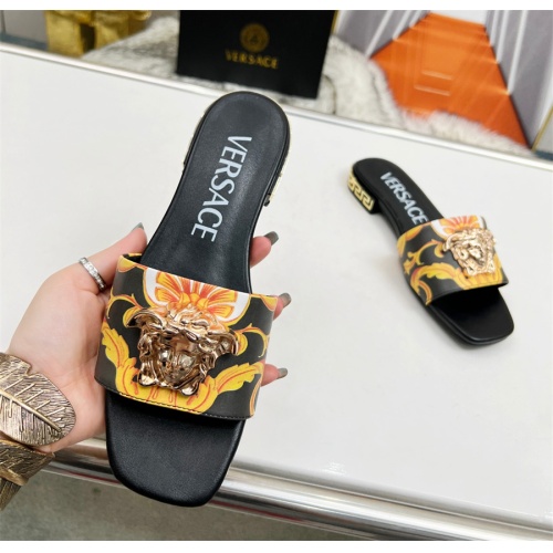 Replica Versace Slippers For Women #1098148 $82.00 USD for Wholesale