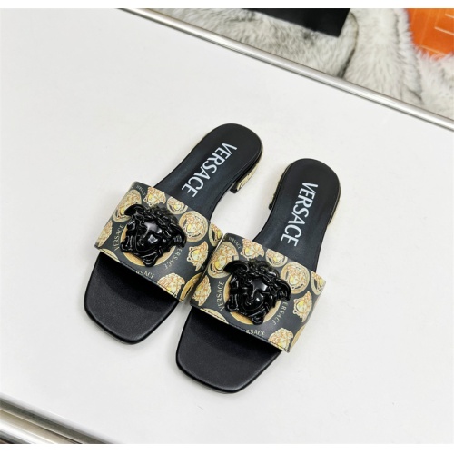 Replica Versace Slippers For Women #1098149 $82.00 USD for Wholesale