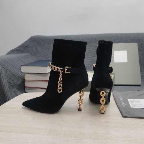 Replica Tom Ford Boots For Women #1098223 $175.00 USD for Wholesale