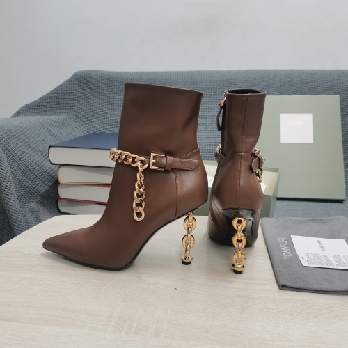 Replica Tom Ford Boots For Women #1098224 $175.00 USD for Wholesale