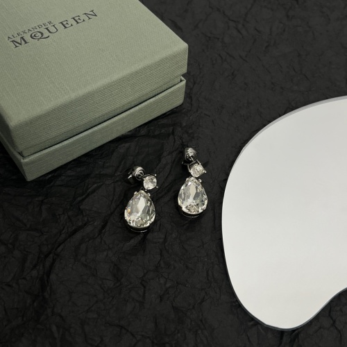 Replica Alexander McQueen Earrings For Women #1098266 $40.00 USD for Wholesale
