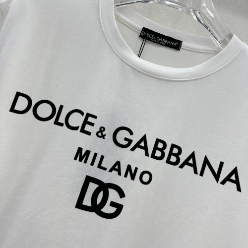 Replica Dolce & Gabbana D&G Tracksuits Short Sleeved For Women #1098280 $92.00 USD for Wholesale