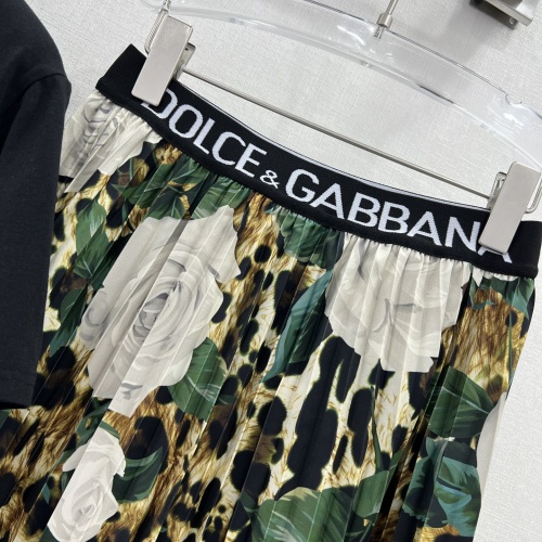 Replica Dolce & Gabbana D&G Tracksuits Short Sleeved For Women #1098285 $92.00 USD for Wholesale