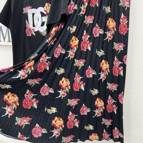 Replica Dolce & Gabbana D&G Tracksuits Short Sleeved For Women #1098286 $92.00 USD for Wholesale