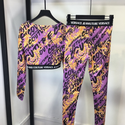 Replica Versace Tracksuits Long Sleeved For Women #1098317 $100.00 USD for Wholesale