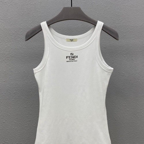 Fendi T-Shirts Sleeveless For Women #1098358 $45.00 USD, Wholesale Replica Fendi T-Shirts