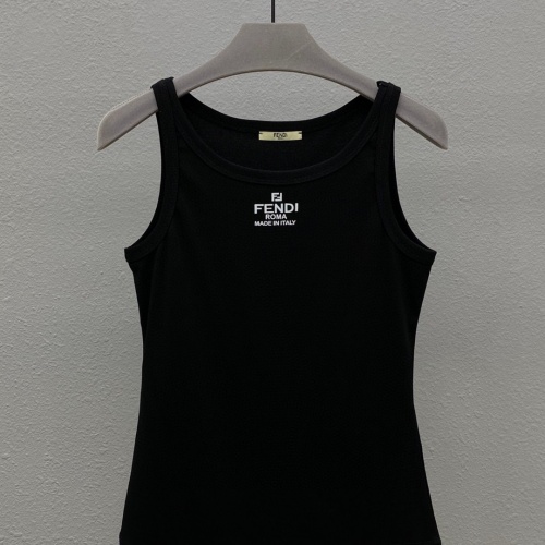 Fendi T-Shirts Sleeveless For Women #1098359 $45.00 USD, Wholesale Replica Fendi T-Shirts