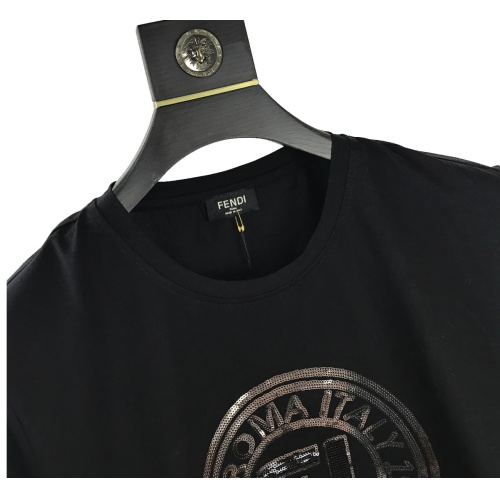 Replica Fendi T-Shirts Short Sleeved For Men #1098393 $25.00 USD for Wholesale