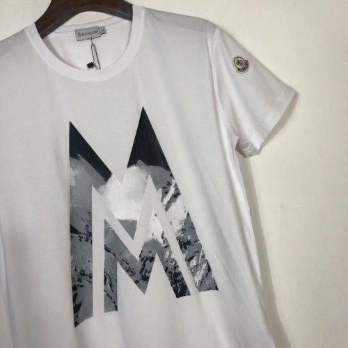 Replica Moncler T-Shirts Short Sleeved For Men #1098413 $25.00 USD for Wholesale