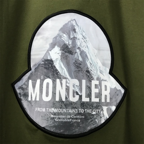 Replica Moncler T-Shirts Short Sleeved For Men #1098433 $25.00 USD for Wholesale