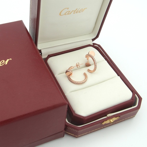 Replica Cartier Earrings For Women #1098569 $27.00 USD for Wholesale
