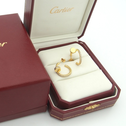 Replica Cartier Earrings For Women #1098570 $27.00 USD for Wholesale