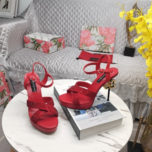 Replica Dolce & Gabbana D&G Sandal For Women #1098612 $158.00 USD for Wholesale
