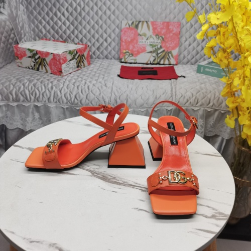 Replica Dolce & Gabbana D&G Sandal For Women #1098674 $125.00 USD for Wholesale