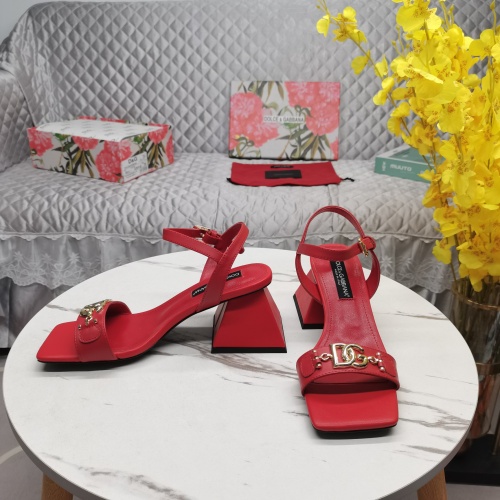 Replica Dolce & Gabbana D&G Sandal For Women #1098676 $125.00 USD for Wholesale