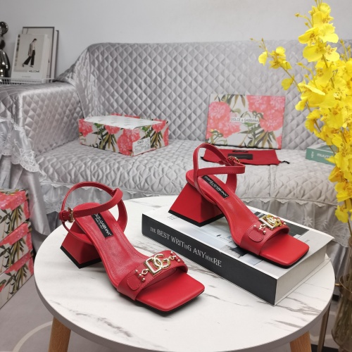 Replica Dolce & Gabbana D&G Sandal For Women #1098676 $125.00 USD for Wholesale