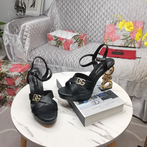 Replica Dolce & Gabbana D&G Sandal For Women #1098698 $145.00 USD for Wholesale