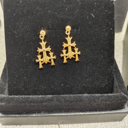 Chrome Hearts Earrings For Women #1098732 $34.00 USD, Wholesale Replica Chrome Hearts Earrings