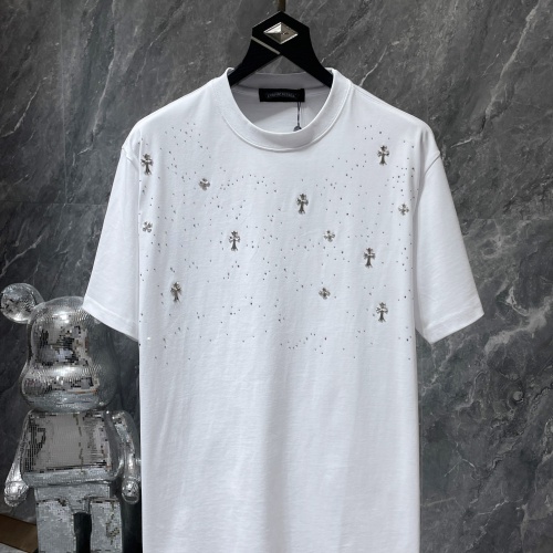 Chrome Hearts T-Shirts Short Sleeved For Unisex #1098765 $38.00 USD, Wholesale Replica Chrome Hearts T-Shirts