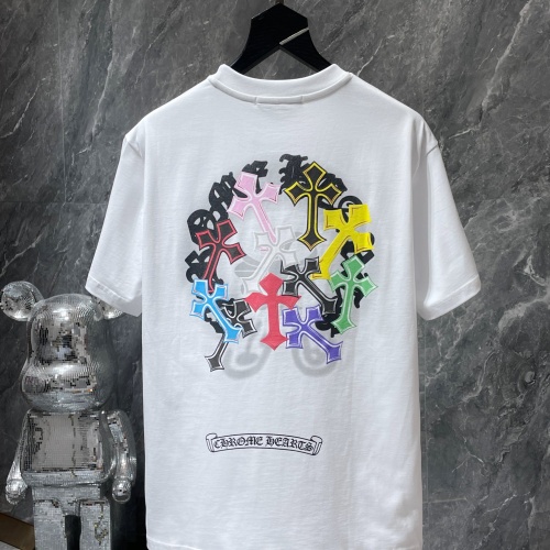 Chrome Hearts T-Shirts Short Sleeved For Unisex #1098772 $36.00 USD, Wholesale Replica Chrome Hearts T-Shirts