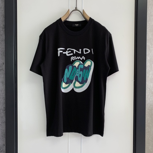 Fendi T-Shirts Short Sleeved For Unisex #1098776 $56.00 USD, Wholesale Replica Fendi T-Shirts