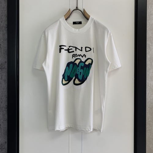 Fendi T-Shirts Short Sleeved For Unisex #1098777 $56.00 USD, Wholesale Replica Fendi T-Shirts