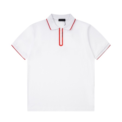 Prada T-Shirts Short Sleeved For Men #1098950 $38.00 USD, Wholesale Replica Prada T-Shirts