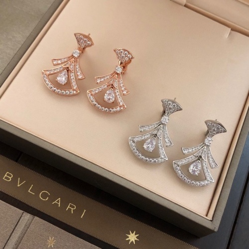 Replica Bvlgari Earrings For Women #1098965 $36.00 USD for Wholesale