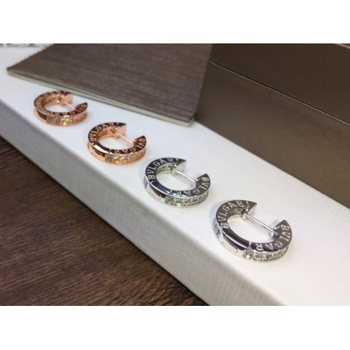 Replica Bvlgari Earrings For Women #1098999 $25.00 USD for Wholesale