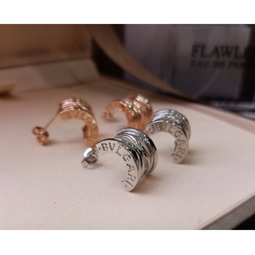 Replica Bvlgari Earrings For Women #1099002 $25.00 USD for Wholesale