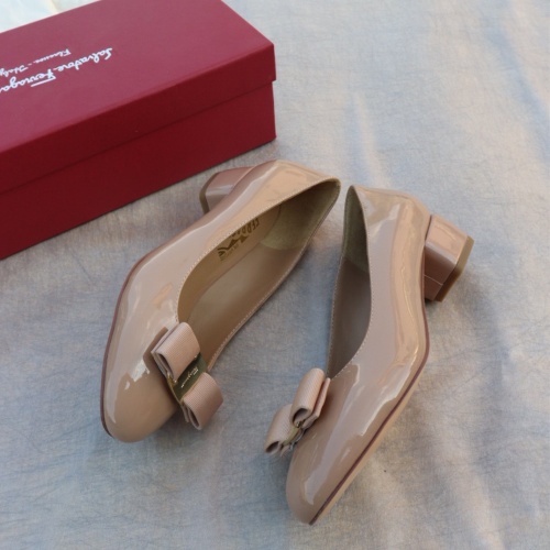 Replica Salvatore Ferragamo Flat Shoes For Women #1099043 $96.00 USD for Wholesale