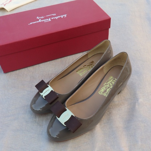 Replica Salvatore Ferragamo Flat Shoes For Women #1099045 $96.00 USD for Wholesale