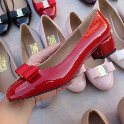 Replica Salvatore Ferragamo Flat Shoes For Women #1099046 $96.00 USD for Wholesale