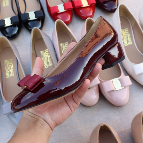 Replica Salvatore Ferragamo Flat Shoes For Women #1099047 $96.00 USD for Wholesale