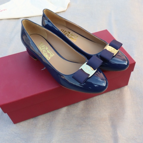 Replica Salvatore Ferragamo Flat Shoes For Women #1099048 $96.00 USD for Wholesale