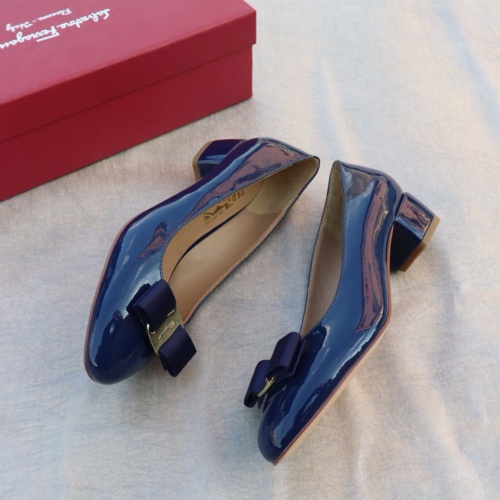 Replica Salvatore Ferragamo Flat Shoes For Women #1099048 $96.00 USD for Wholesale