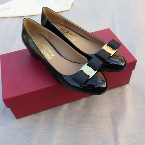 Replica Salvatore Ferragamo Flat Shoes For Women #1099049 $96.00 USD for Wholesale
