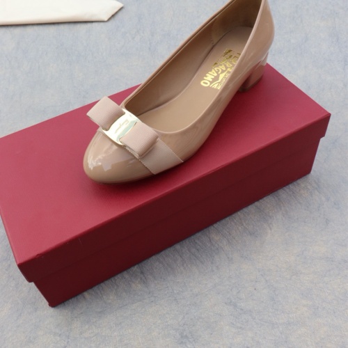 Replica Salvatore Ferragamo Flat Shoes For Women #1099052 $96.00 USD for Wholesale