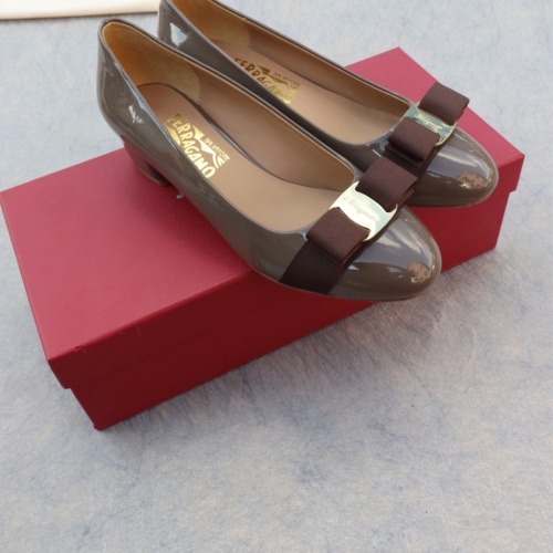 Replica Salvatore Ferragamo Flat Shoes For Women #1099055 $96.00 USD for Wholesale