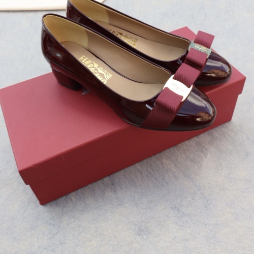 Replica Salvatore Ferragamo Flat Shoes For Women #1099057 $96.00 USD for Wholesale