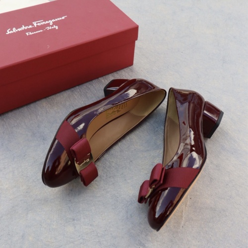 Replica Salvatore Ferragamo Flat Shoes For Women #1099057 $96.00 USD for Wholesale