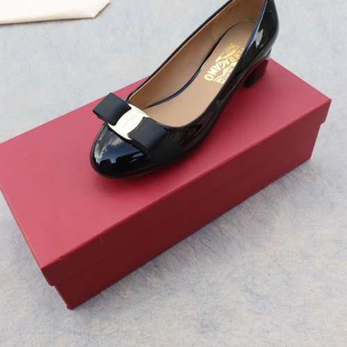 Replica Salvatore Ferragamo Flat Shoes For Women #1099059 $96.00 USD for Wholesale