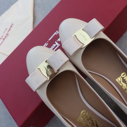 Replica Salvatore Ferragamo Flat Shoes For Women #1099060 $96.00 USD for Wholesale