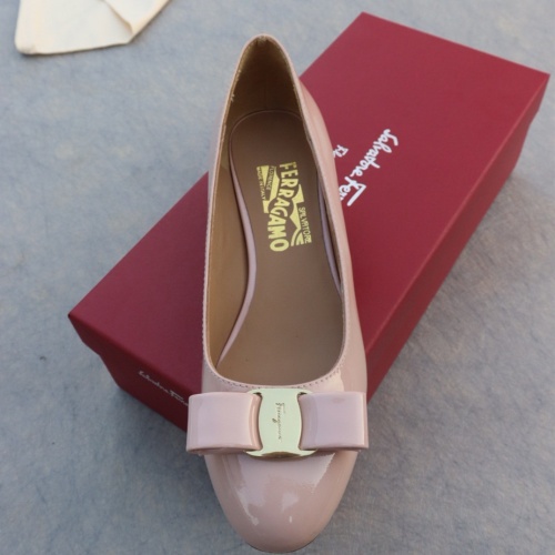 Replica Salvatore Ferragamo Flat Shoes For Women #1099061 $96.00 USD for Wholesale